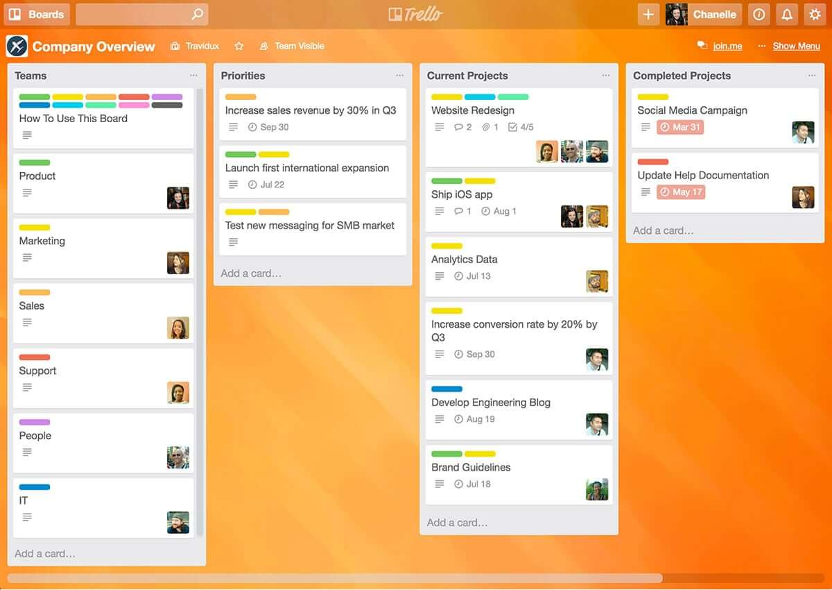 Productivity Tools: Trello