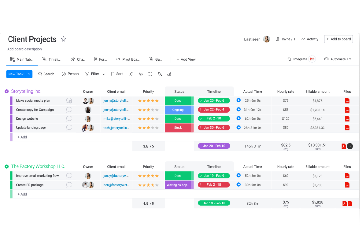 15 Best Project Management Software Picked For 2024   Web App Library Categories Providers Screenshots 000 072 082 Pub Monday Com Screenshot 1682980829 