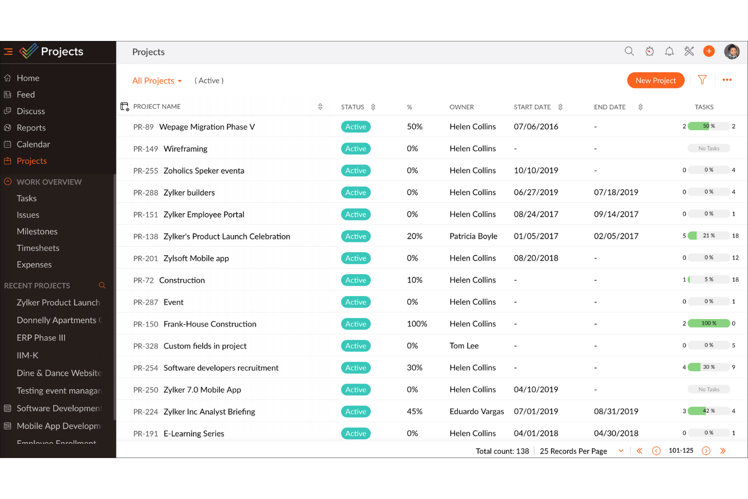 Project Tracker App