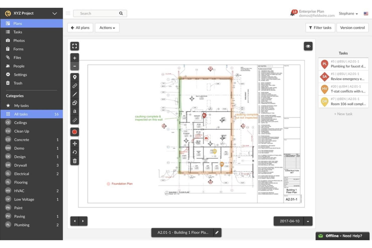 7 Best Capital Project Management Software Picks For 2024 The Digital   Web App Library Categories Providers Screenshots 000 988 340 Pub Fieldwire Screenshot 1686804906 