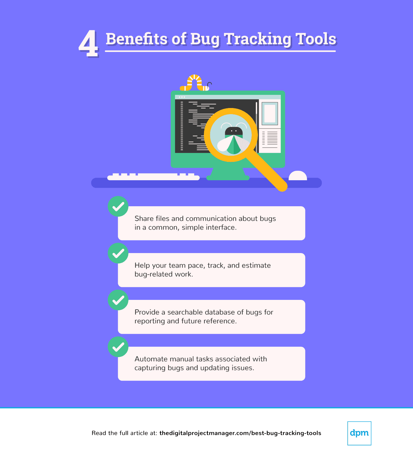 Benefits of bug tracking tools
