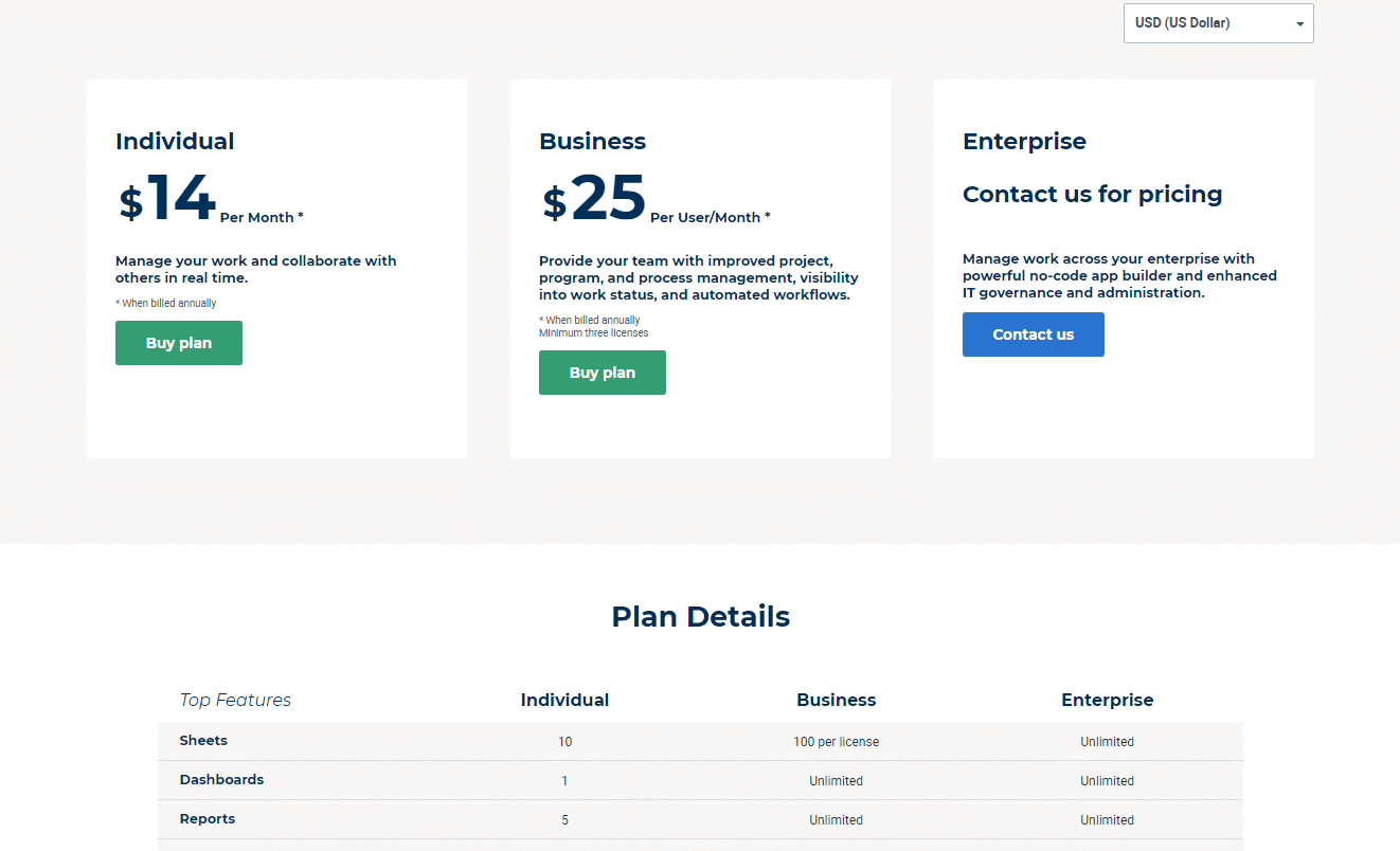 clickup pricing comparison