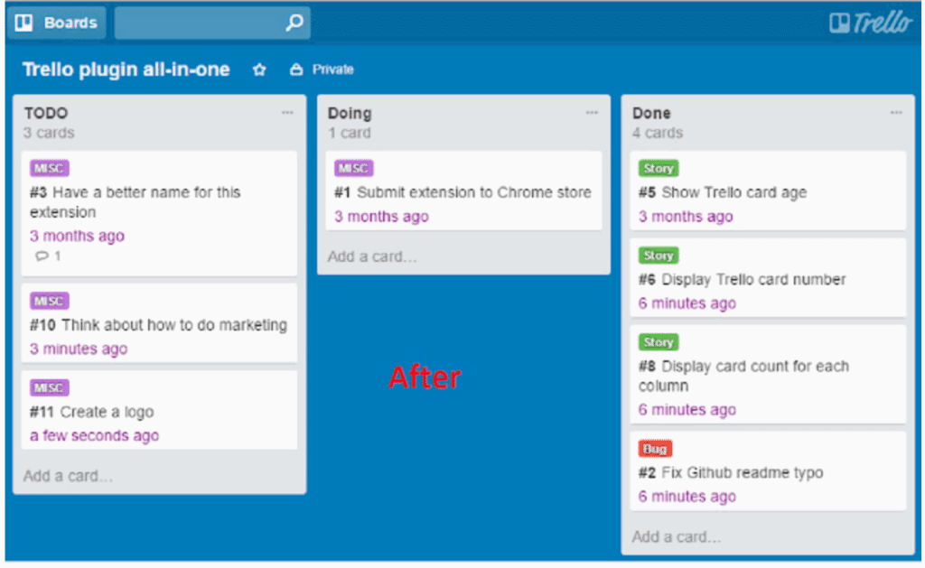 Unity Tips — Using Trello for Projects — Contd.