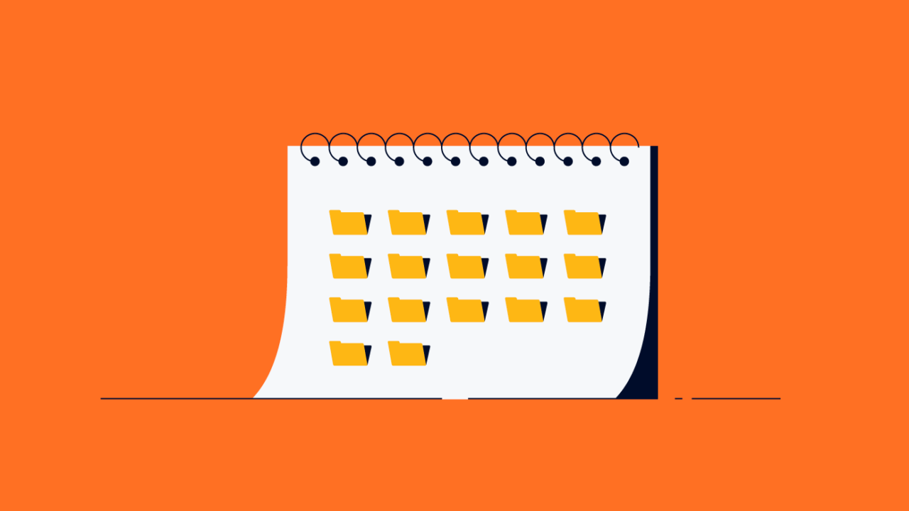 illustration of a calendar for what is project scheduling